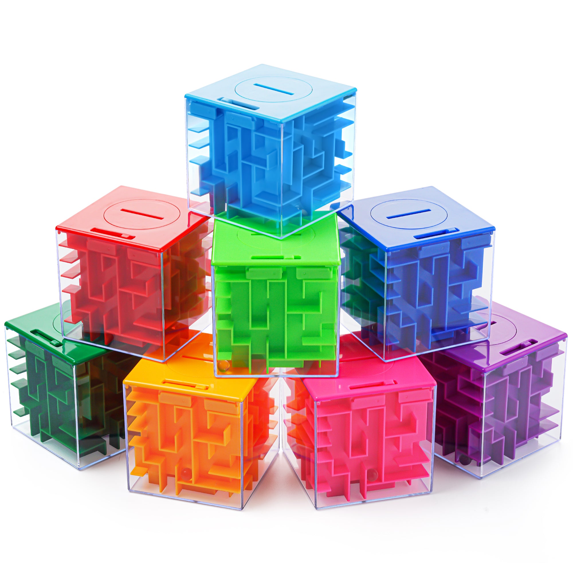 8 Pack Money Maze Puzzle Gift Boxes, A Fun Unique Way to Give Gifts for People You Love, Great for Kids and Adults