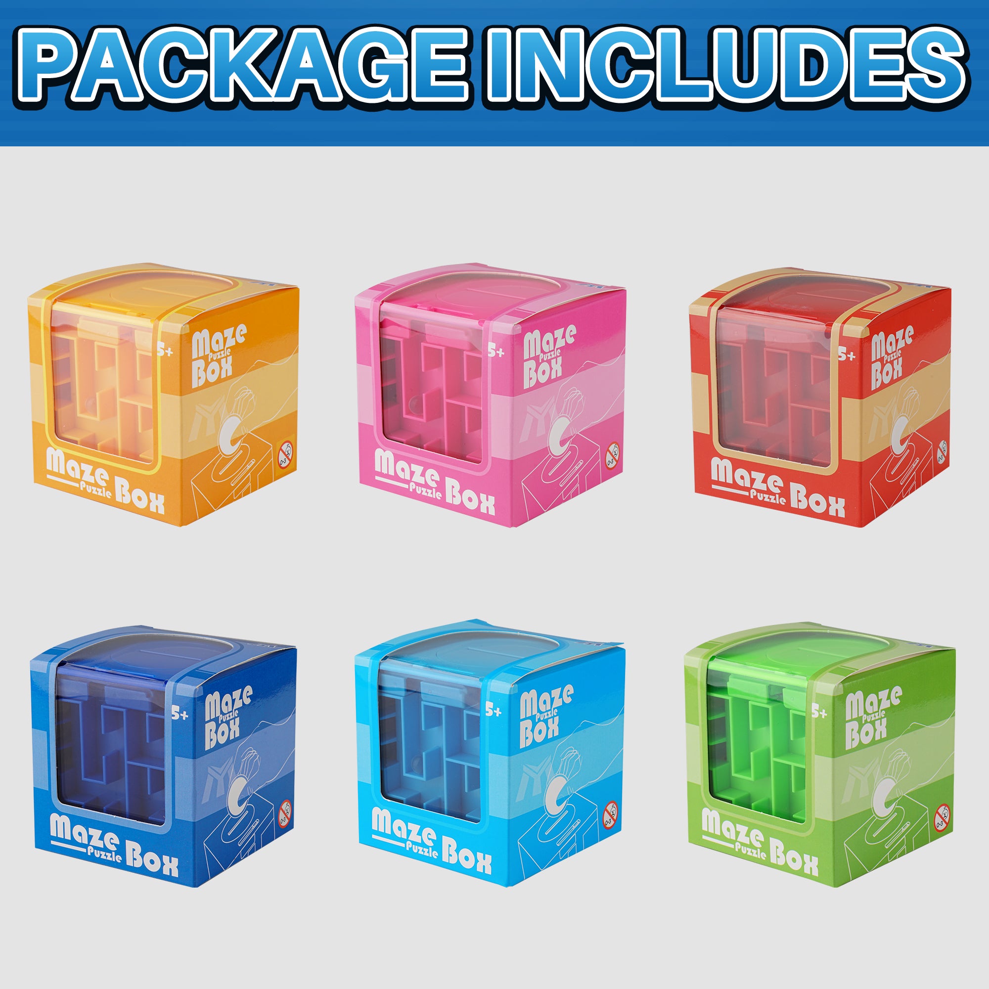 8 Pack Money Maze Puzzle Gift Boxes, A Fun Unique Way to Give Gifts for People You Love, Great for Kids and Adults